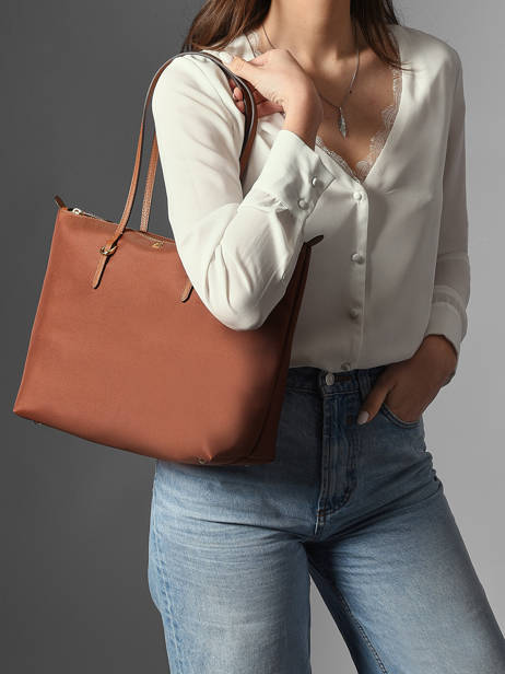 Schoudertas S Keaton 26 Nylon Lauren ralph lauren Bruin chadwick 31916737 ander zicht 1