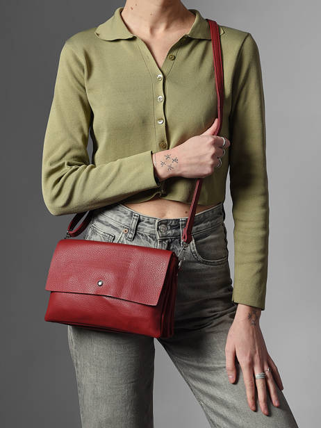 Cross Body Tas Wt Grained Miniprix Rood wt grained H6990 ander zicht 1