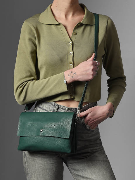 Cross Body Tas Wt Grained Miniprix Groen wt grained H6990 ander zicht 1