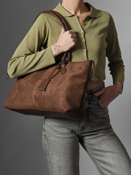 Schoudertas Wt Velvet Miniprix Bruin wt velvet R2024 ander zicht 1