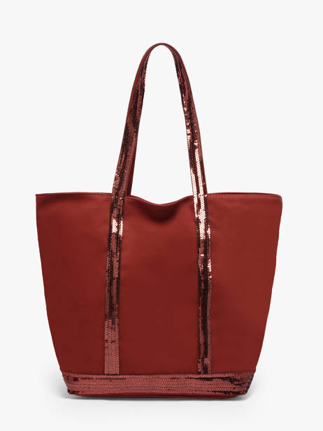 Handtas Cabas Katoen Vanessa bruno Rood cabas 1V40378