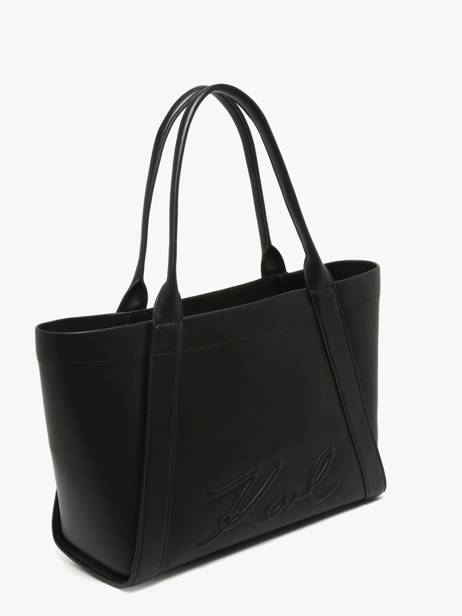 Schoudertas K/ville Leder Karl lagerfeld Zwart k ville B1W30066 ander zicht 1