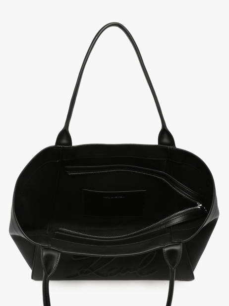 Schoudertas K/ville Leder Karl lagerfeld Zwart k ville B1W30066 ander zicht 2