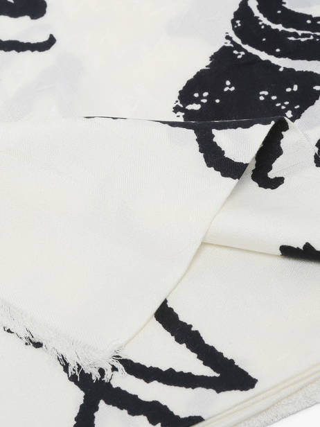 Foulard Karl lagerfeld Wit k monogram B1W33086 ander zicht 1