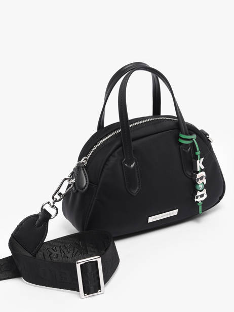 Handtas K Ikon Gerecycleerd Polyester Karl lagerfeld Zwart k ikon B1W30016 ander zicht 1
