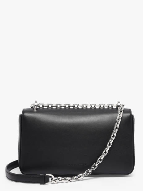 Cross Body Tas K Signature Leder Karl lagerfeld Zwart k signature B1W30046 ander zicht 3
