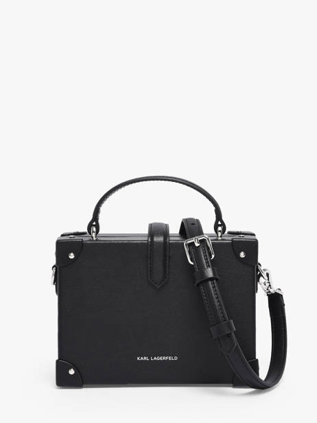 Cross Body Tas K Autograph Leder Karl lagerfeld Zwart k autograph B1W30100 ander zicht 4