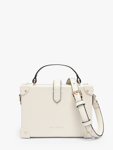 Cross Body Tas K Autograph Leder Karl lagerfeld Wit k autograph B1W30100 ander zicht 3