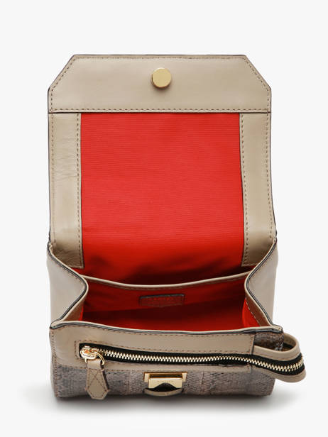 Cross Body Tas S Ninon Ayers Leder Lancel Bruin ninon A14013 ander zicht 2