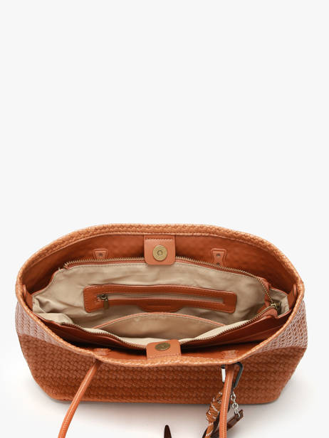 Schoudertas Tresse Miniprix Bruin tresse 88271 ander zicht 2