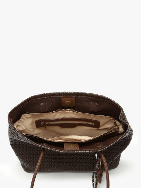 Schoudertas Tresse Miniprix Bruin tresse 88271 ander zicht 2