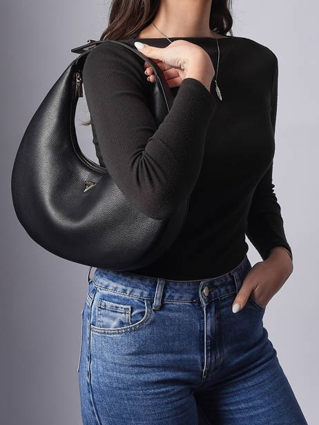 Schoudertas Evie Guess Zwart evie BG966402 ander zicht 1