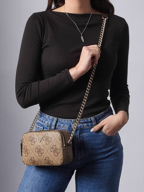 Cross Body Tas Noelle Guess Bruin noelle SO967214 ander zicht 1