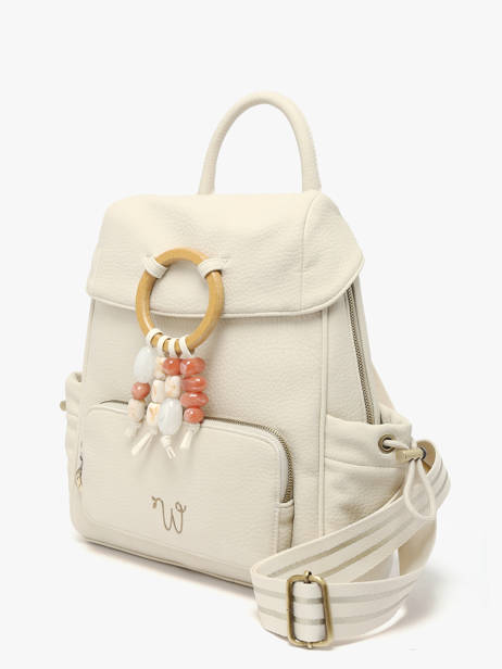 Rugzak Woomen Beige camomille pearl WCAE02 ander zicht 2