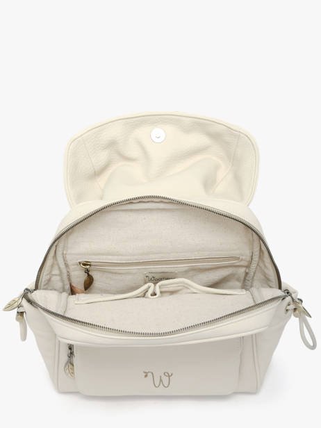 Rugzak Woomen Beige camomille pearl WCAE02 ander zicht 3
