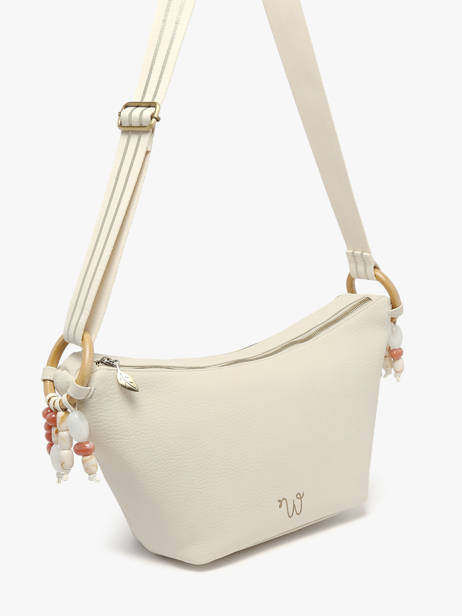 Cross Body Tas Camomille Pearl Woomen Beige camomille pearl WCAE03 ander zicht 2