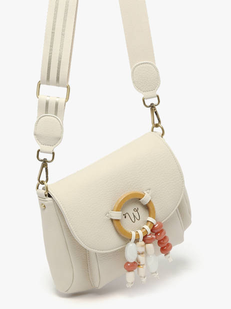 Cross Body Tas Camomille Pearl Woomen Beige camomille pearl WCAE06 ander zicht 2