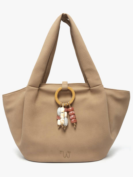 Schoudertas Woomen Beige camomille pearl WCAE07