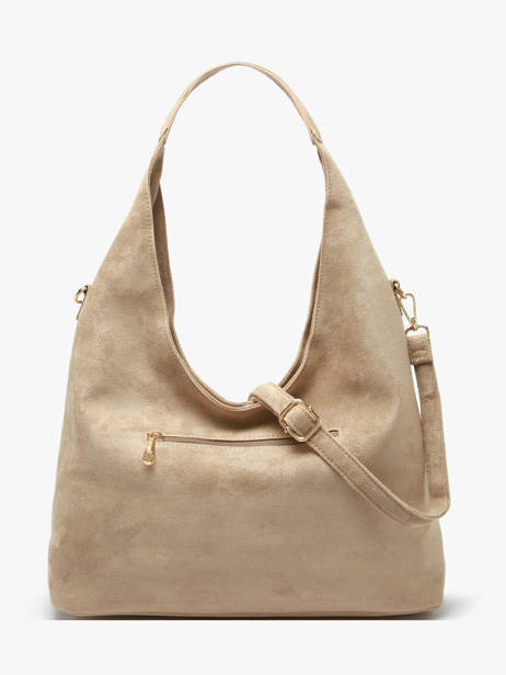 Schoudertas Velvet Studs Miniprix Beige velvet studs JC53002 ander zicht 2