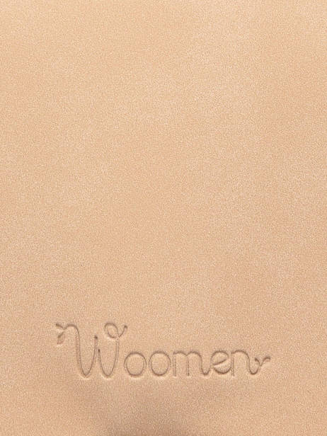 Portemonnee Crocus Woomen Beige crocus WCRO99 ander zicht 3