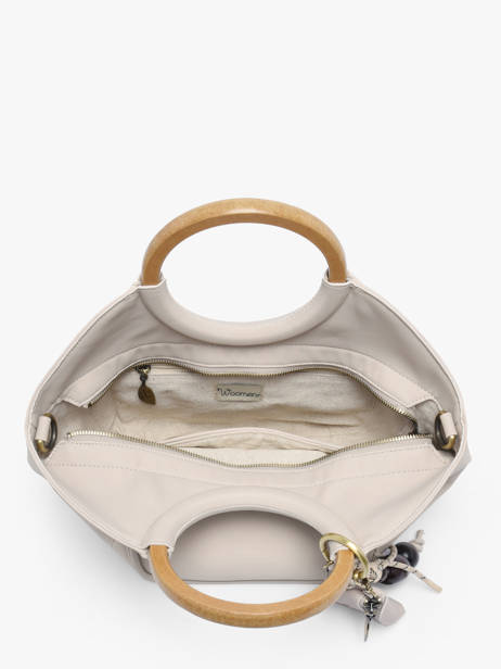 Handtassen M Crocus Woomen Beige crocus WCRO23 ander zicht 4