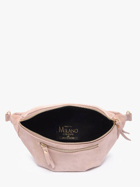 Heuptasje Leder Milano Roze velvet VE24119O ander zicht 3