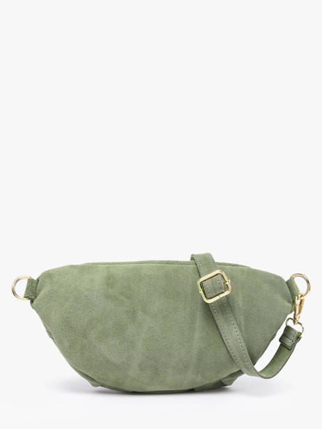 Heuptasje Leder Milano Groen velvet VE24119O ander zicht 4