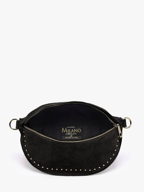 Heuptasje Leder Milano Zwart velvet VE25111 ander zicht 3