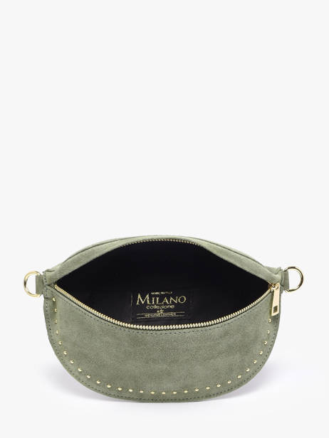 Heuptasje Milano Groen velvet VE25111 ander zicht 2