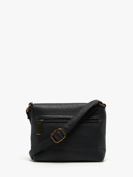 Cross Body Tas Soft Mandoline Zwart soft MD1309 ander zicht 3