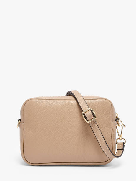 Cross Body Tas Velvet Caviar Leder Milano Beige velvet caviar VC25067 ander zicht 4