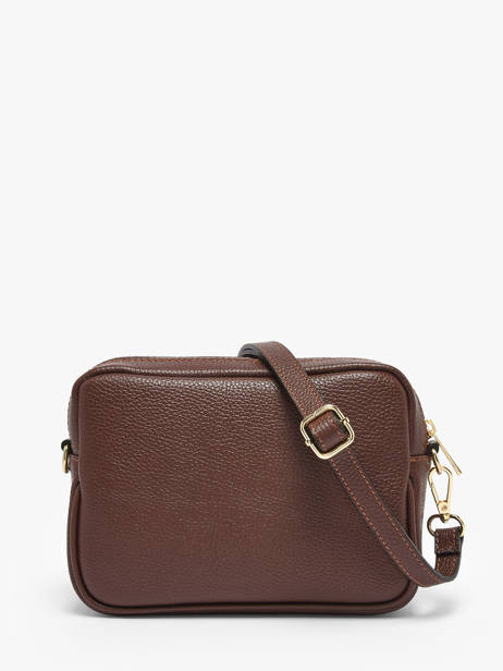 Cross Body Tas Velvet Caviar Leder Milano Bruin velvet caviar VC25067 ander zicht 3