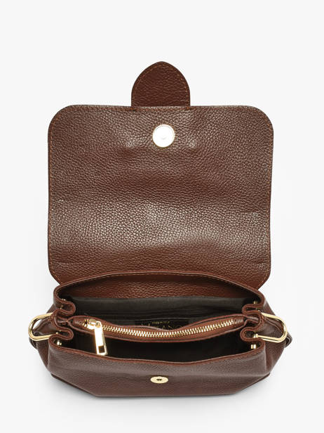 Handtas Velvet Caviar Leder Milano Bruin velvet caviar VC25114 ander zicht 2