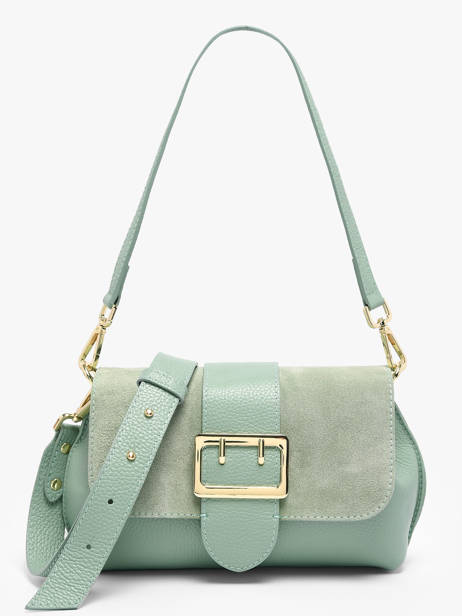 Handtas Velvet Caviar Leder Milano Groen velvet caviar VC25114