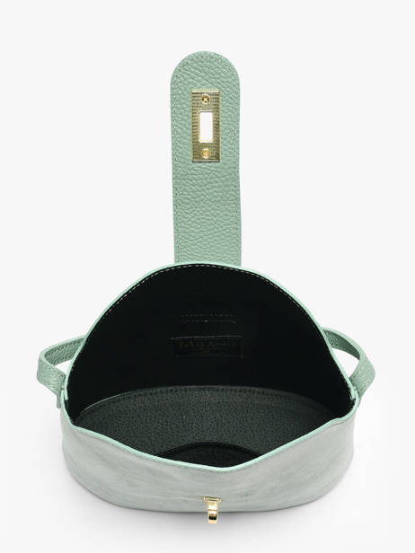 Cross Body Tas Velvet Caviar Leder Milano Groen velvet caviar VC25115 ander zicht 3