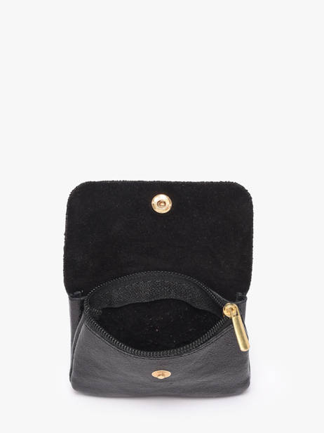 Portemonnee Leder Milano Zwart nine NI23092 ander zicht 1