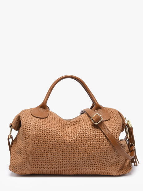 Handtas Beautiful Leder Milano Bruin beautiful BE25111 ander zicht 4