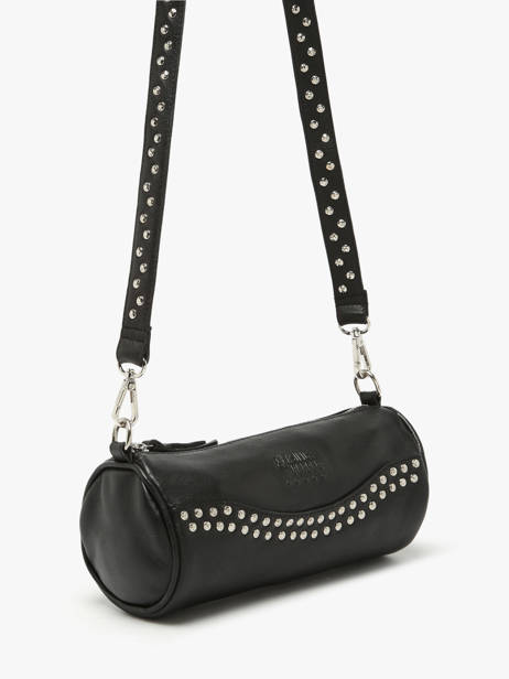 Cross Body Tas Glam Leder Basilic pepper Zwart glam BGLA87 ander zicht 1