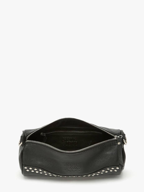 Cross Body Tas Glam Leder Basilic pepper Zwart glam BGLA87 ander zicht 2