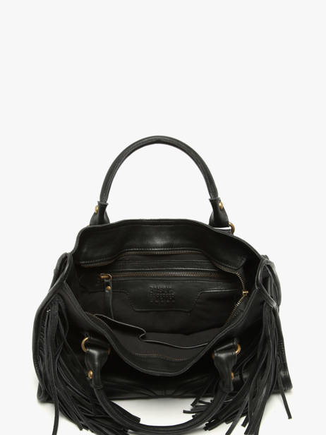 Handtas Dakota Leder Basilic pepper Zwart dakota BDAK22 ander zicht 2