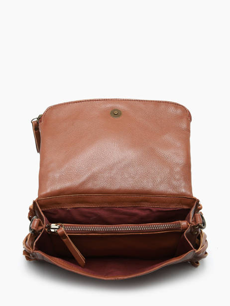 Cross Body Tas Dakota Leder Basilic pepper Bruin dakota BDAK43 ander zicht 2