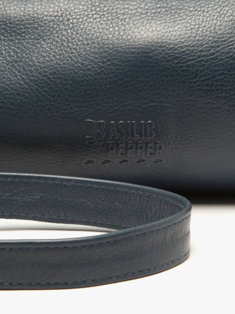 Cross Body Tas Cow Leder Basilic pepper Blauw cow BCOW87 ander zicht 4