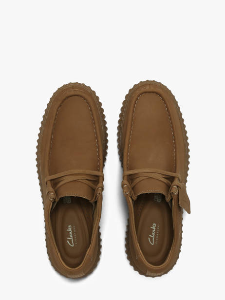 Derby Veterschoenen Uit Leder Clarks Bruin men 26186161 ander zicht 3