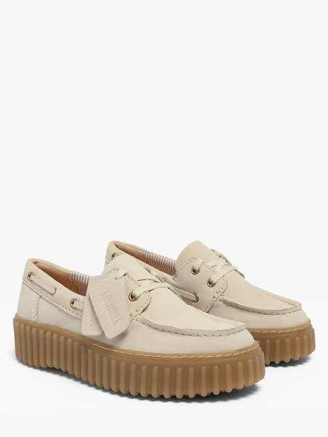 Bootschoenen Met Platformzool Uit Leder Clarks Beige women 26186302 ander zicht 1