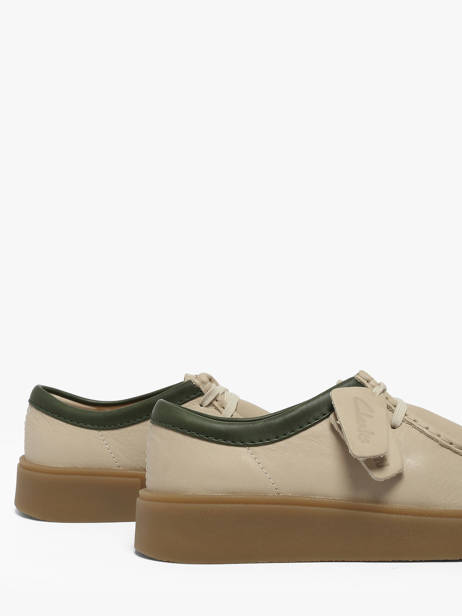 Derby Veterschoenen Uit Leder Clarks Beige men 26187197 ander zicht 2