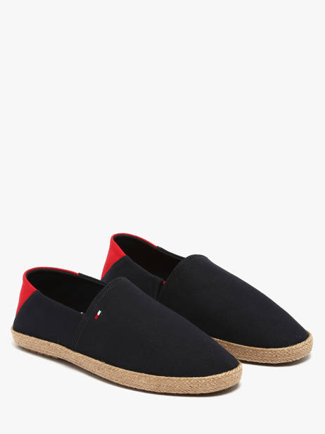 Espadrilles Uit Leder Tommy hilfiger Blauw men 5792DW5 ander zicht 1