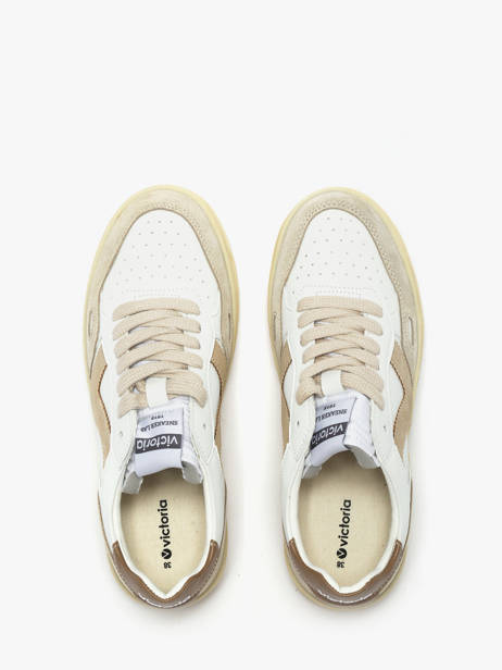 Sneakers Uit Leder Victoria women 1257136 ander zicht 3