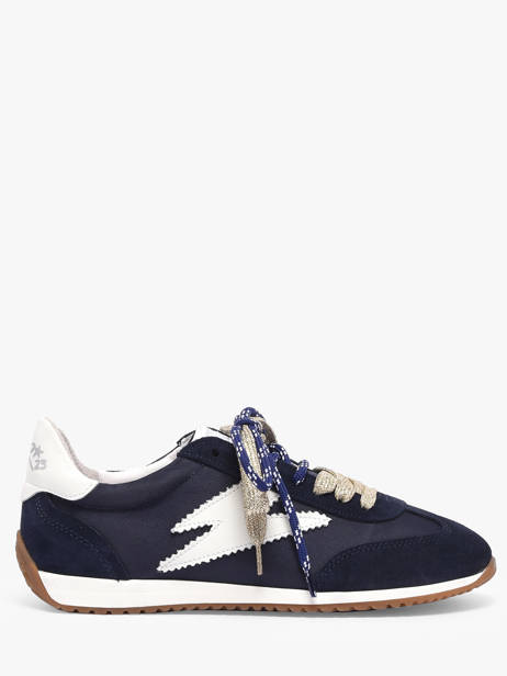 Sneakers Uit Leder Semerdjian Blauw women JUNED482