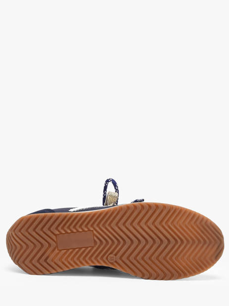 Sneakers Uit Leder Semerdjian Blauw women JUNED482 ander zicht 4