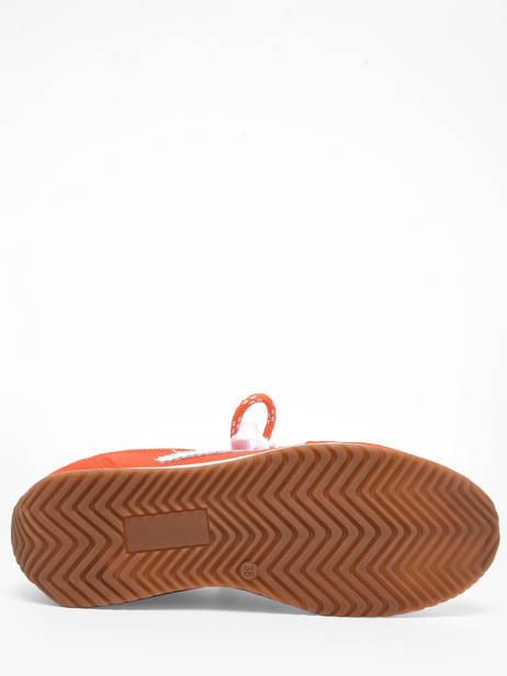 Sneakers Uit Leder Semerdjian Oranje women JUNED479 ander zicht 4